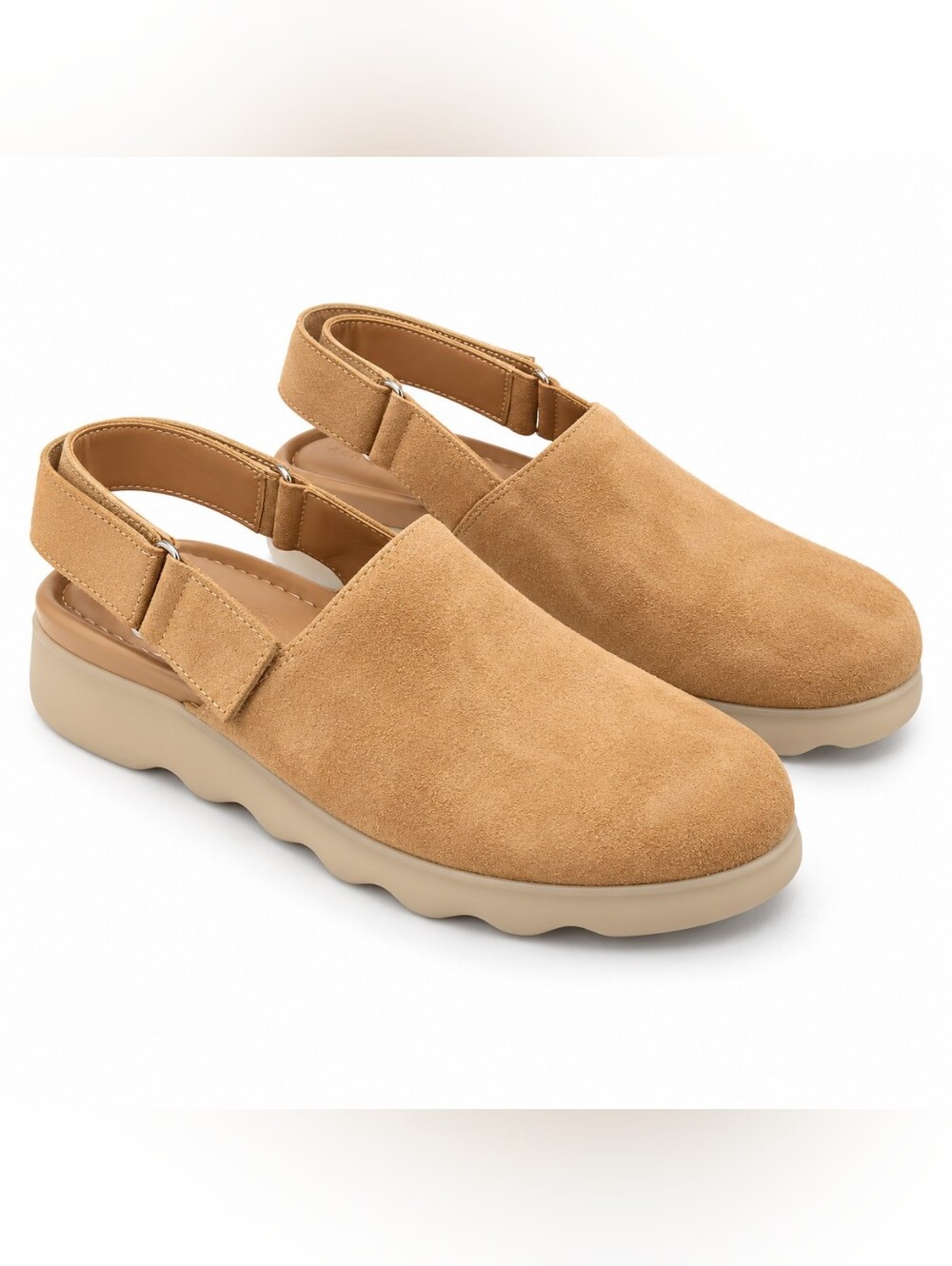 Aerosoles Wreeland Tan Suede Slingback Clogs Women’s Size 7M